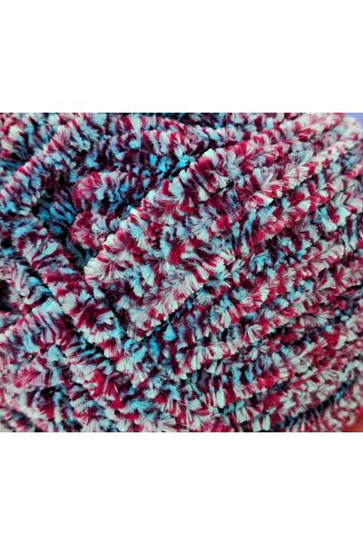 Himalaya Velvet Tweed / Burgundy |   Baby Blue / 91104 / Pack of 5