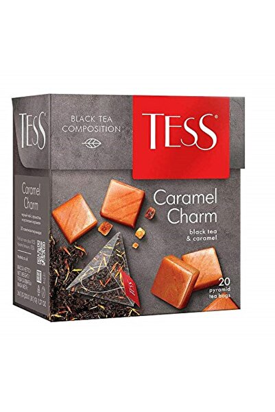 Tess Karamel aromalı siyah çay