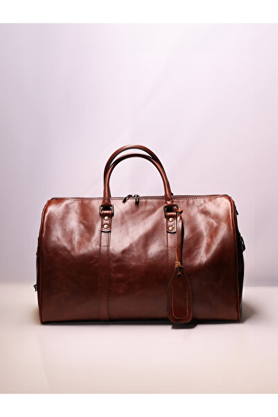 LYDOS BAG Heron Retro Kızıl Hakiki Deri Valiz