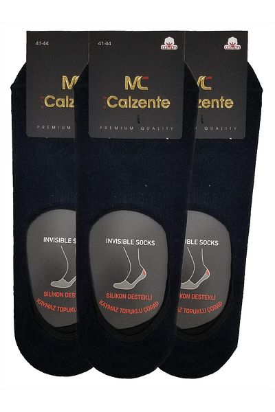 Mia Calzente 6 броя мъжки силиконови невидими чорапи - балерина
