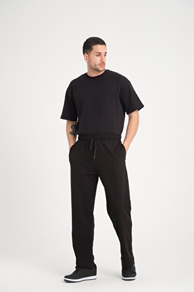 Valiberta Black Baggy Sweatpants and Trousers - Two Thread