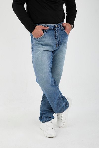 Valiberta Men's Blue Jeans Baggy Pants