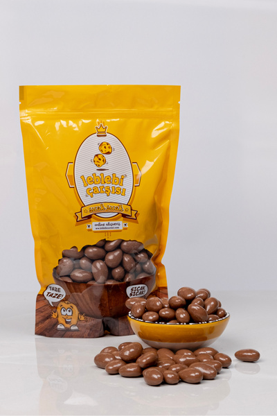 Leblebi Çarşısı Sütlü Çikolatalı Badem - 500 Gr