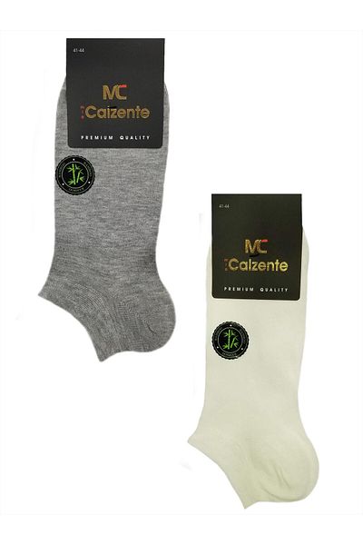 Mia Calzente 12 броя мъжки чорапи с ботуши от естествен бамбук