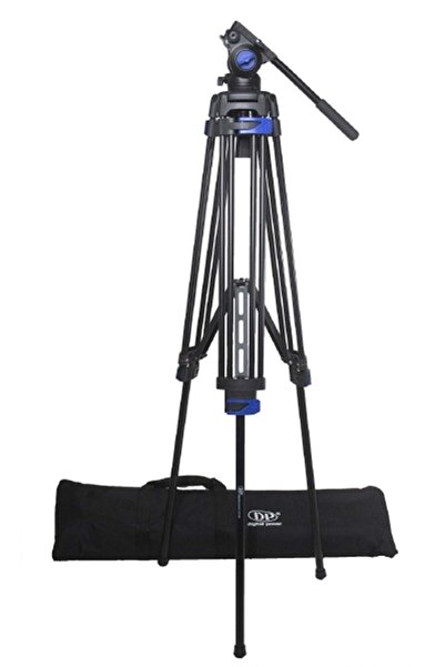 DP 888 Professional Video Kamera Tripod 180M Hidrolik Kafa