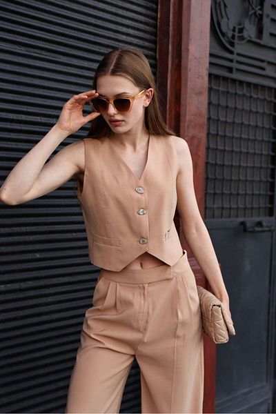 Nesil Vest and Trousers Set