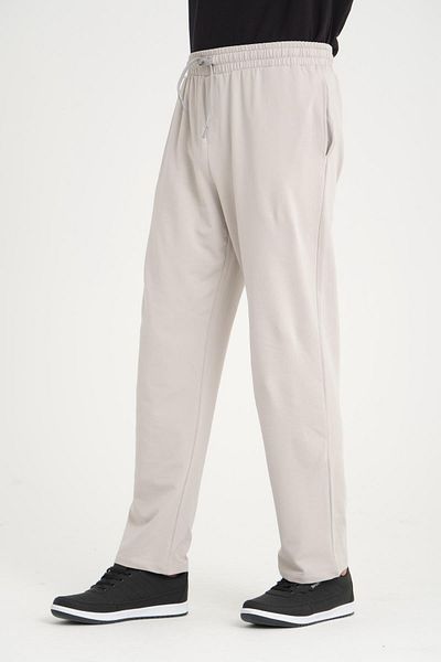 Valiberta Mineral Gray Baggy Fit Two Thread Sweatpants and Trousers