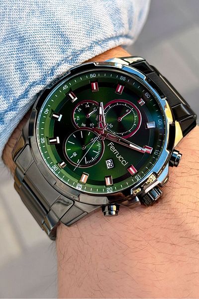 Ferrucci 3 ATM Waterproof Fc320S1806 Men's Wristwatch with Calendar