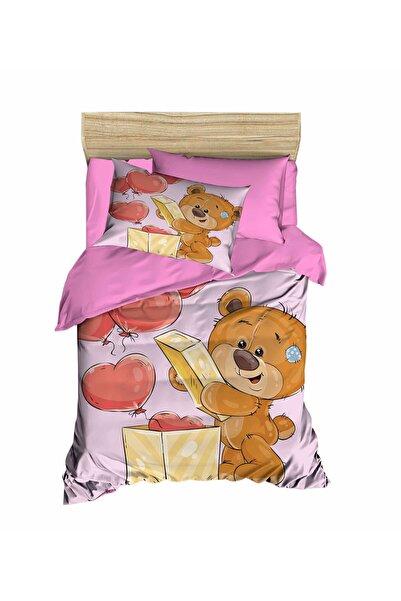 Fabeteks Toy Teddy Bear Scenery Single Young Bedding Set