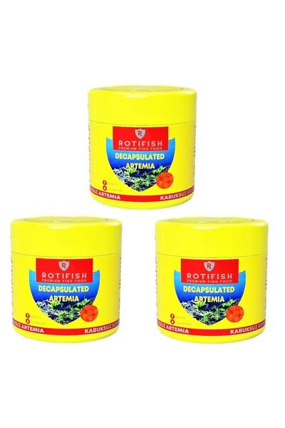Rotfish Kabuksuz Artemia Yetişkin Ve Yavru Balık Yemi 15gr X 3 Adet
