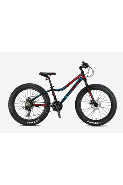 Kron Fxc 500 - 20 Mtb - 11 - 7 Vites - Mekanik Disk Fren - Mat Siyah-kırmızı/...