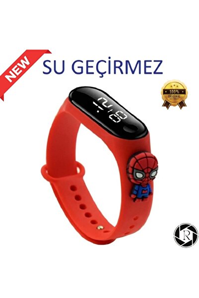 REVOPRO Figürlü Dijital Led Çocuk Saati Dokunmatik Ekranlı Su Geçirmez