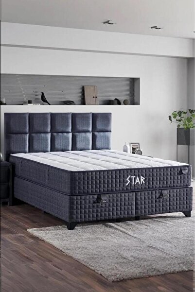 Niron Yatak Star Yatak Seti 120x200 cm Tek Kişilik Yaylı Sert Ortopedik Yatak...