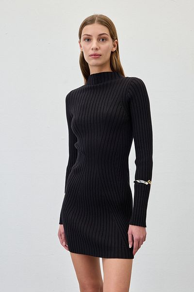 VATKALI Rochie scurtă din tricot cu guler Perkins