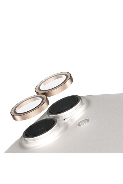 PanzerGlass iPhone 16 |   16 Plus Compatible Gold Camera Protector