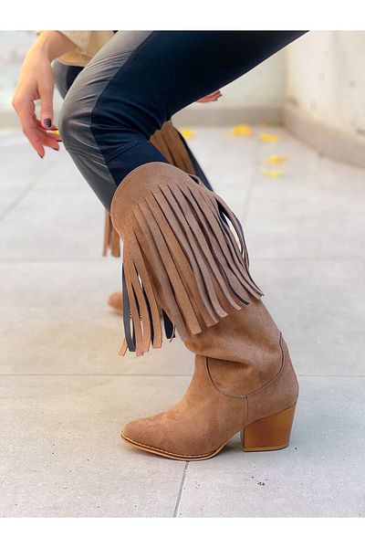 irmona ΜΠΟΤΑΚΙΑ DALLAS ΜΕ Φούντες RAIN MINK DANA