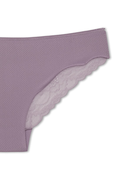 HNX Γυναικεία εσώρουχα 5 συσκευασιών Interlock Laser Cut Lace Slip πίσω