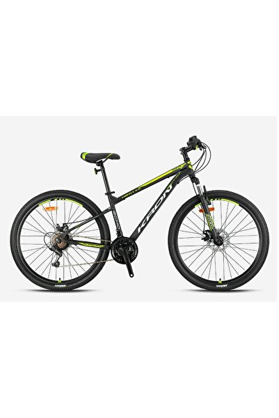 Kron VORTEX 4.0 - 24 MTB - 14' - 21 VİTES - M.DISC - MAT SİYAH-GRİ/NEON SARI