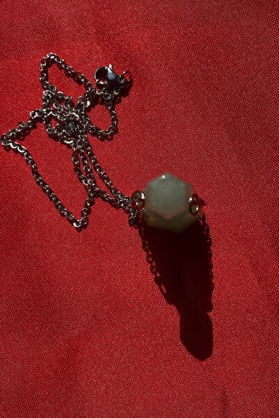 RaHan Kolye Doğal Taş İksir Parfüm Şişe Kolye Avanturin