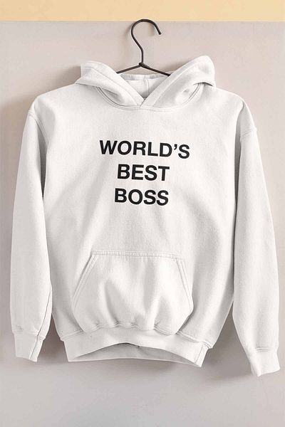 qoeuyl boutique Michael Scott Printed - Unisex Hooded βαμβακερό φούτερ με κουκούλα