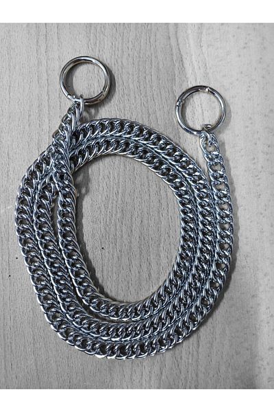 Kezban Tekstil Chain Double Braid Model 110cm 2 Pieces 3 cm Spring Ring