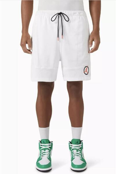 Nike Jordan Flight Mesh Erkek Beyaz Şort