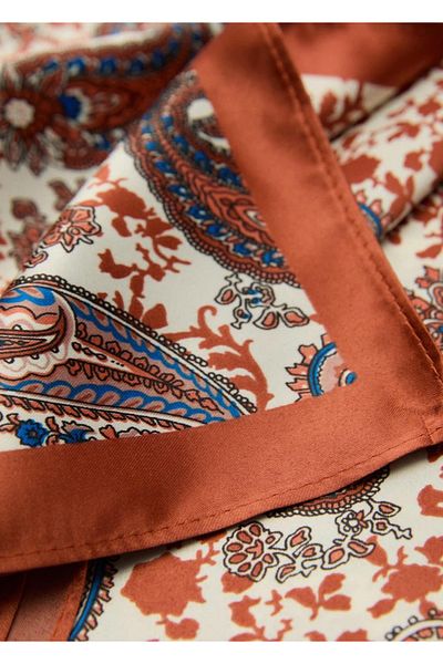 MANGO Woman Şal cu model Paisley