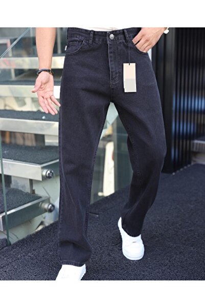 Butik Karaca KOPYA - erkek baggy fly loose fit jeans kot pantolon