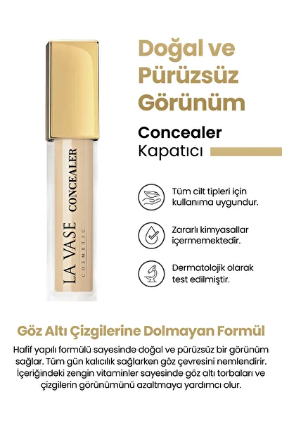 La Vase Concealer - Short Cut Lightweight Fabric