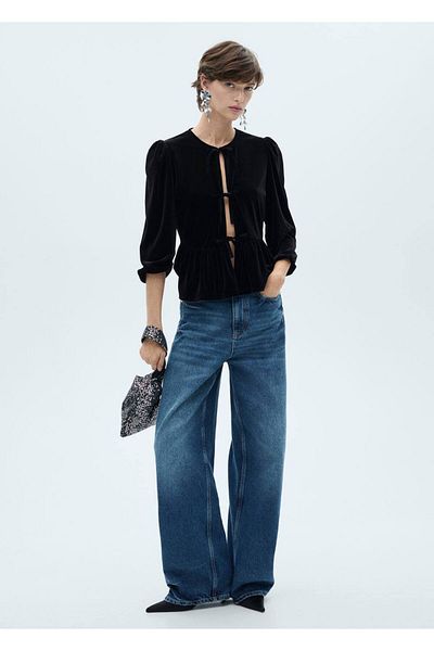 MANGO Woman Design de cămașă