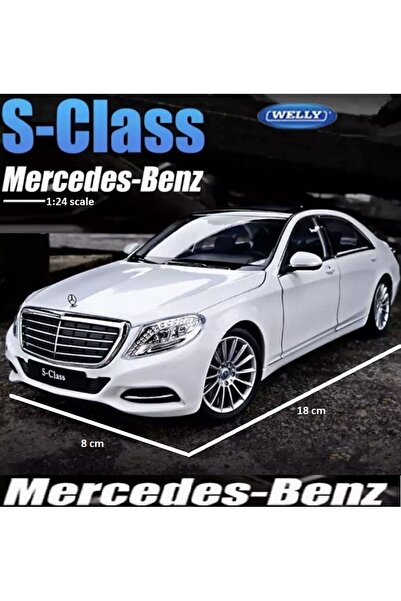 OYUNCAKSAHİLİ Mercedes Benz S500 S Class 1:24 Ölçek Metal Model Araba Diecast...