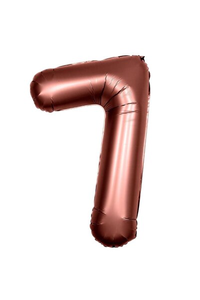 parti sürprizi بالون ريترو شوكولاتة بني 7 أرقام 100 سم