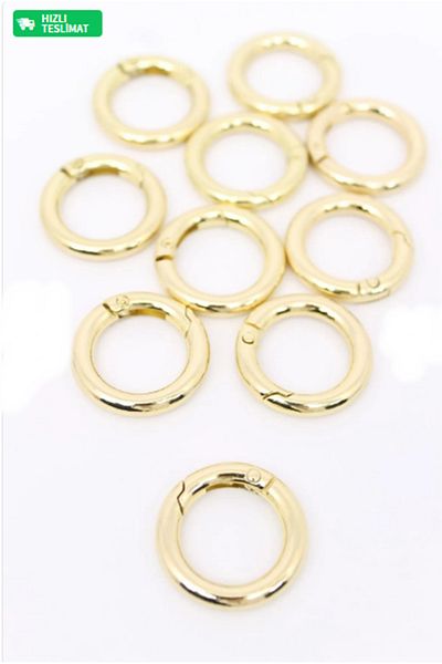 Kezban Tekstil 10 Pieces 3 cm Spring Ring