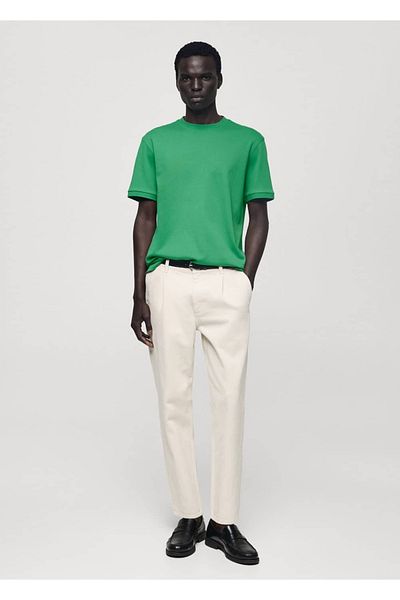 MANGO Man T-Shirt aus 100 % Baumwolle in normaler Passform