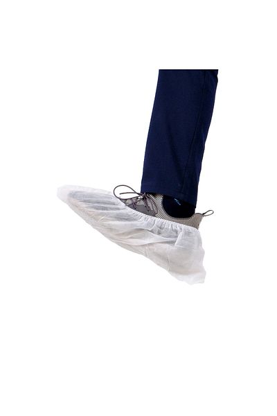 ADYMEDİKALVET White Non Woven Tela Galosh - 20 Gr, 100 Pieces