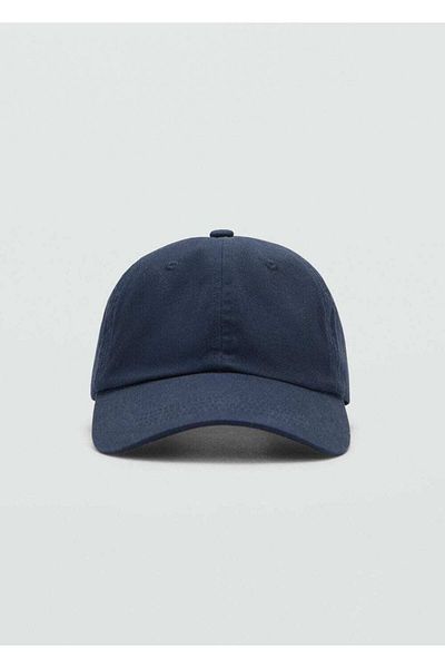 MANGO Man Cotton Visor Hat