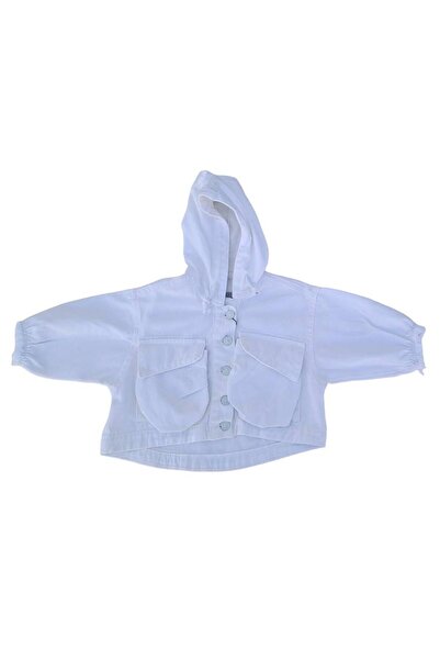 Escabel Детско яке с големи джобове, подробни ръкави и качулка с ластик