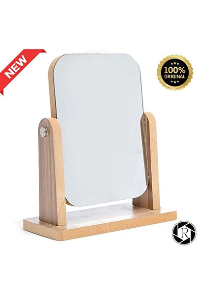 REVOPRO Makyaj Aynası Ahşap Masa Aynası Ayarlanabilir Makeup Mirror Özel Ahşa...