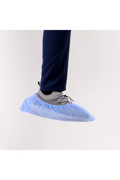 ADYMEDİKALVET Blue Spunbond Non Woven Tela Galosh - 30 Gr, 100 Pieces