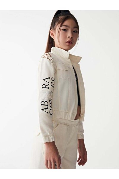 NK Short Jacket with Lettering for Girls