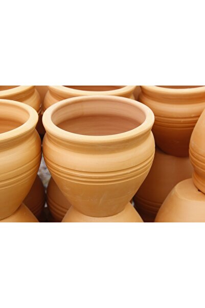 Tunç Botanik Antik Saksı - El Yapımı Doğal Çömlek