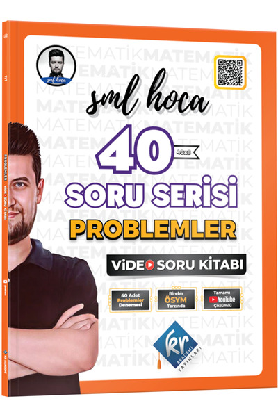 KR Akademi Yayınları Sml Hoca 40 Soru Serisi Problemler Video Soru Kitabı