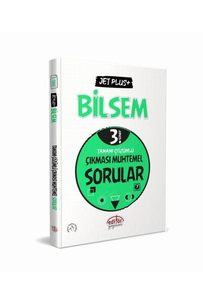 Editör Yayınevi Editör Yayınları 3. Sınıf Bilsem Jet Plus Tamamı Çözümlü Çıkm...