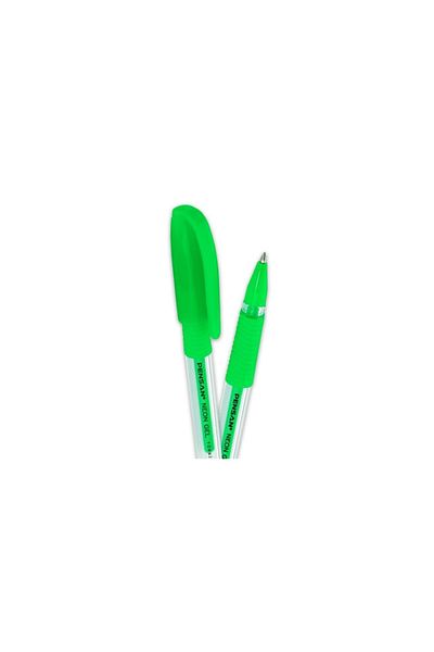Pensan Neon Gel Ballpoint Pen 1.00 Mm Point Green