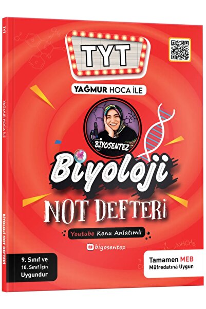 KR Akademi Yayınları Yağmur Hoca ile TYT Biyosentez Biyoloji Not Defteri Tama...