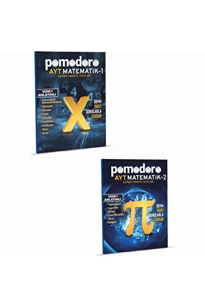 Pomodoro Yayınları Ayt Matematik-1-2 Konu Soru Süper Pratik Notlar