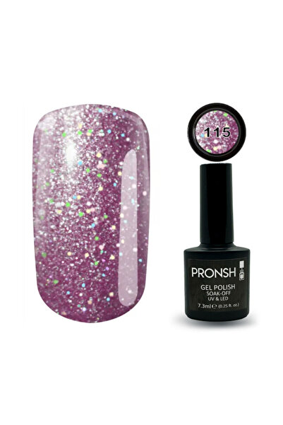 Pronsh Kalıcı Oje 7.3 ml Premium Color Gel 115 Simli