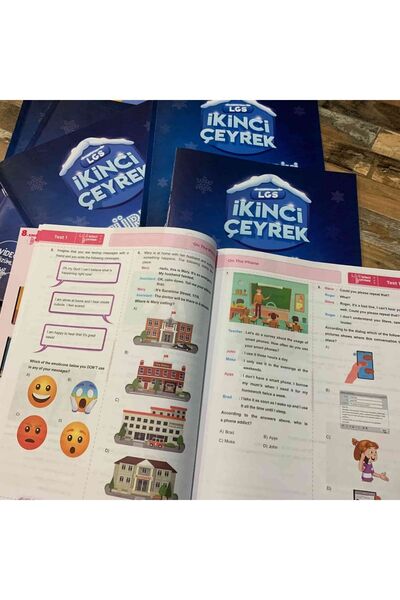 KR Akademi Yayınları LGS Yarıyıl Kamp Kitabı İkinci Çeyrek Soru Fasikülleri