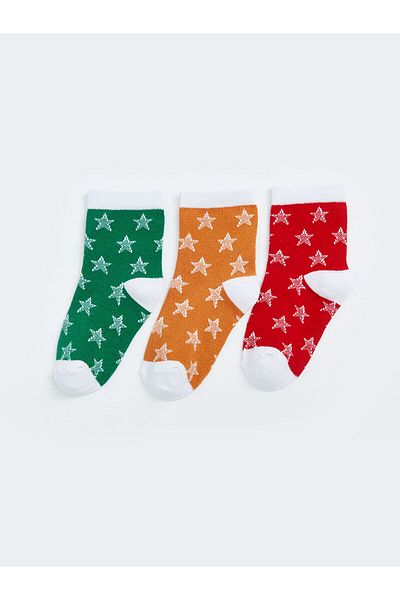 LC Waikiki LCW-gemusterte Socken für Babys – 3er-Set