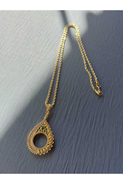 GEZERGOLD TAKI uyumlu kolye 60cm 3mm halat zincir 24ayar altın kaplama